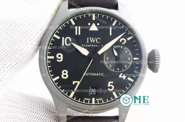 IWC - Big Pilot Heritage IW501004 TI/LE Black TWF A52110