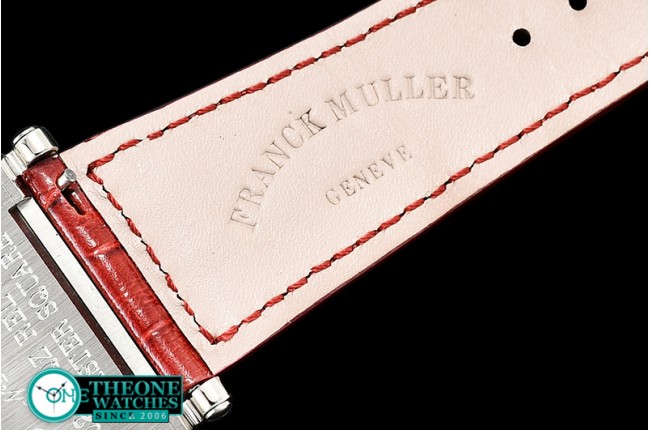 Franck Muller - Master Sq 6002 Midsize SS/LE Red White GF - Swiss Qtz