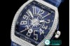 Franck Muller - Vanguard Mens V45 Diams SS/LE/RU Blue Diam ABF Asia 2824