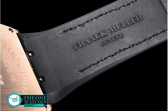Franck Muller - Vanguard Mens V45 Diams RG/LE/RU Black Diam ABF A2824