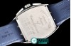 Franck Muller - Vanguard Chronograph 44mm Diams SS/LE/RU Blue Asia 7750